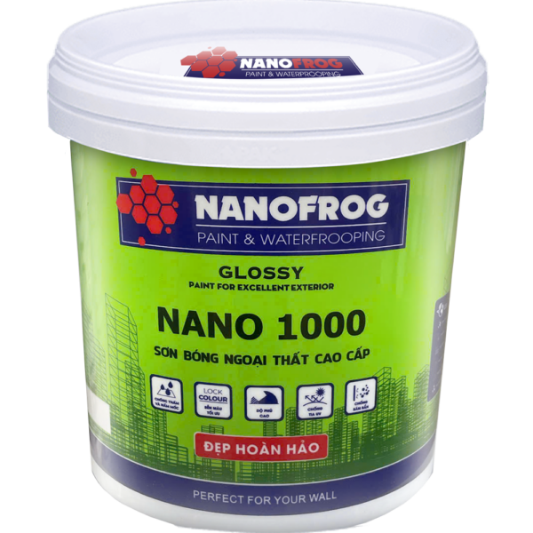Sơn bóng ngoại thất cao cấp NANO 1000 - NANOFROG