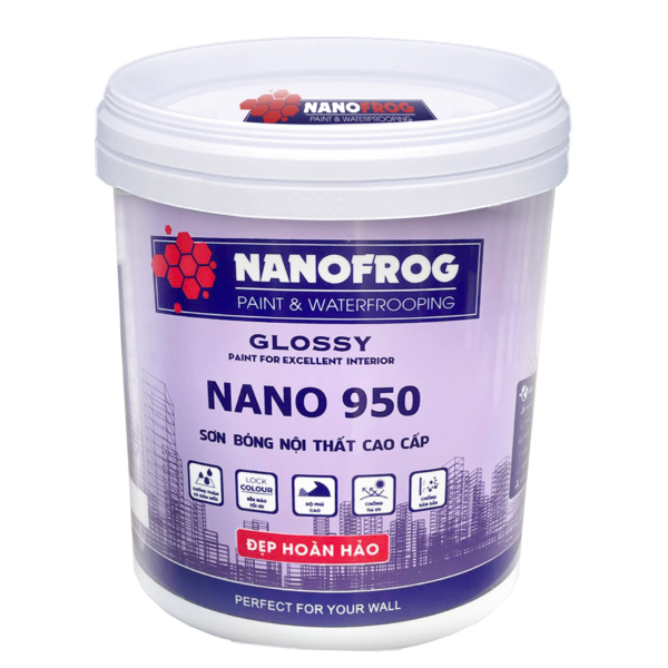 Sơn bóng nội thất cao cấp NANO 950 - NANOFROG