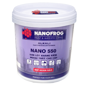 Sơn lót kháng kiềm ngoại thất cao cấp NANO 550 - NANOFROG