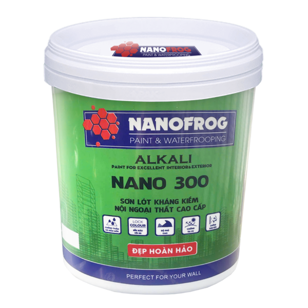 Sơn lót kháng kiềm nội ngoại thất cao cấp Nano 300 - NANOFROG