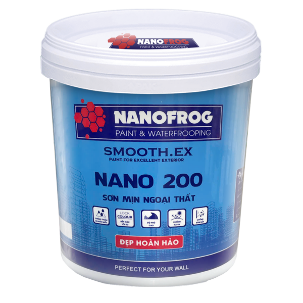 Sơn mịn ngoại thất NANO 200 - NANOFROG