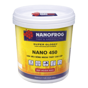 Sơn siêu bóng ngoại thất cao cấp NANO 450 - NANOFROG